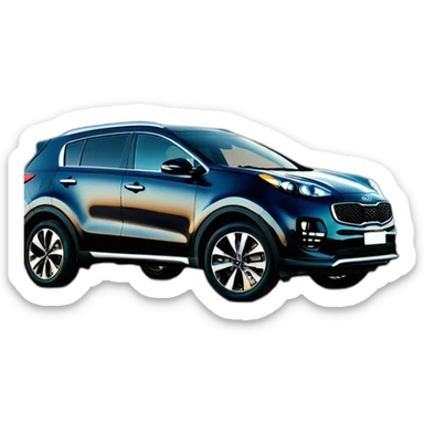 Kia Sportage 2017 black sticker