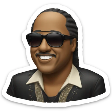 Stevie wonder sticker