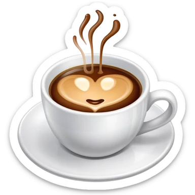 espresso coffee with mill sticker