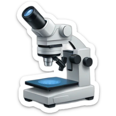 Foldable microscope sticker