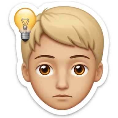 image, where developer think about something sticker