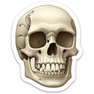 shoulder bones sticker