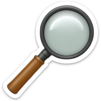  research magnifying glass sticker