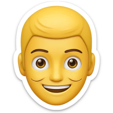 Flash man emoji sticker