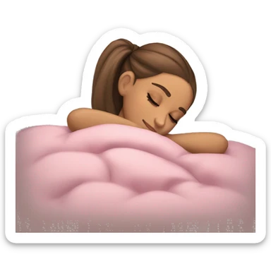 ariana grande sleeping sticker