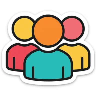 group of people sticker