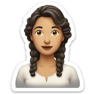spanish woman sticker