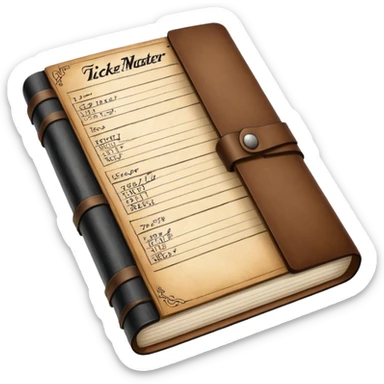 ticketmaster ledger sticker