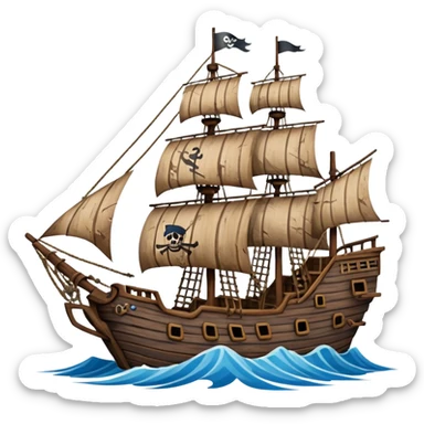 Pirate Ocean sticker