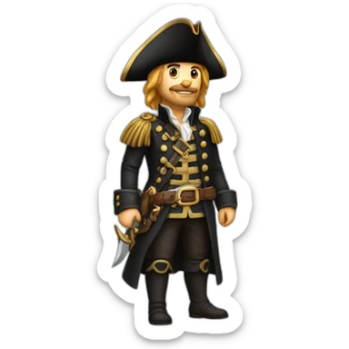 Le seigneur de la piraterie sea of thieve sticker