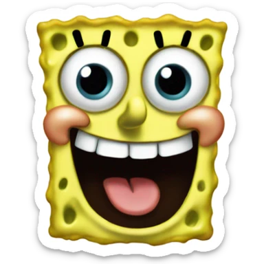 spongebob sticker