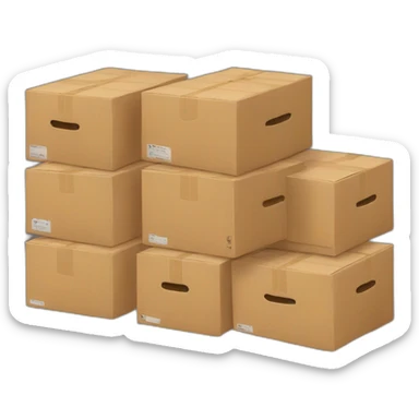 five boxes sticker