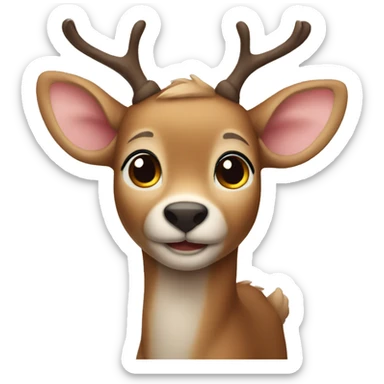 cute dear sticker