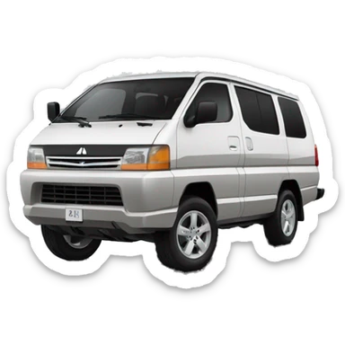 Mitsubishi delica  sticker