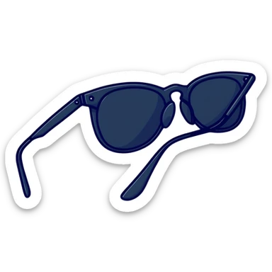 colorful summer sunglasses sticker