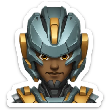 mecha vedant sticker