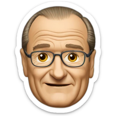 Jacques chirac sticker