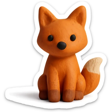 little fox sticker