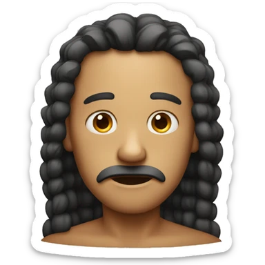 Judgmental, grossed out facial expression sticker