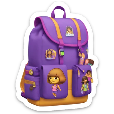 Dora’s backpack sticker