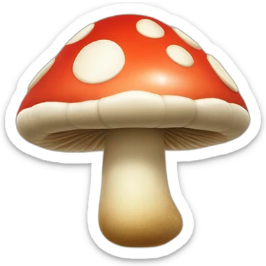 mushroom super mario sticker