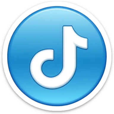 Make me an emoji thats looks like TikTok verified blue tick  sticker