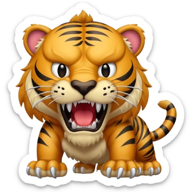 a Saber-toothed tiger sticker