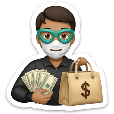 museum robber sticker