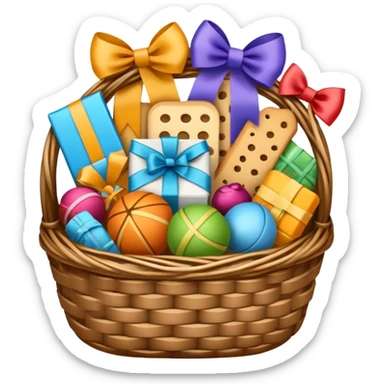 small gift basket sticker