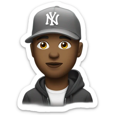 NYC rapper sticker