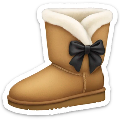 ugg with bow sticker