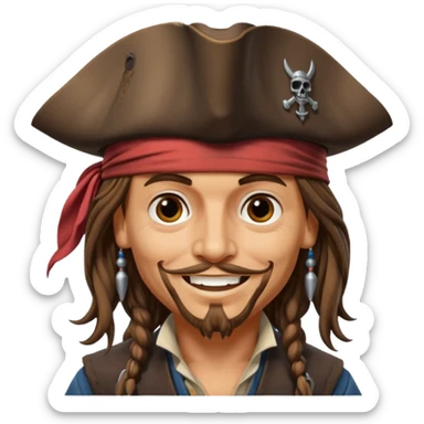 kaptan jack sparrow sticker