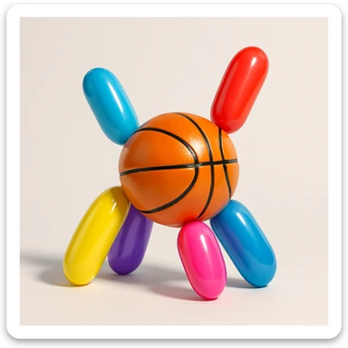 basket ball sticker