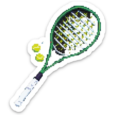 tennis racket sticker