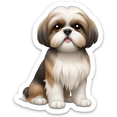 Cute little Shih Tzu sticker