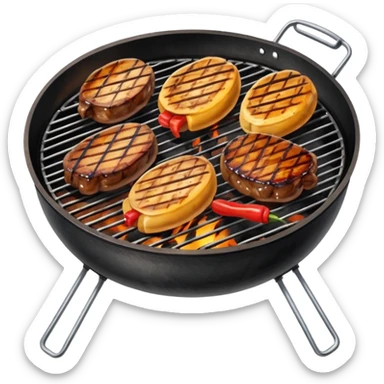 bbq emoji sticker