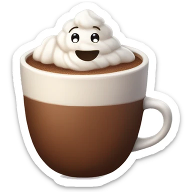 Cozy hot coco sticker