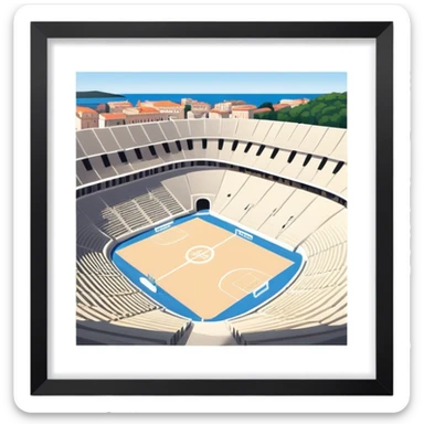 Cinematic Realistic Pula Arena, Croatia emoji sticker