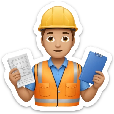 present construction sticker