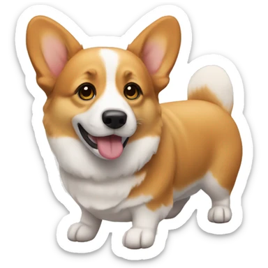 Corgi sticker