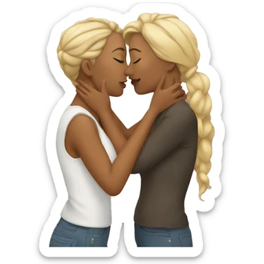 lesbian-kiss sticker