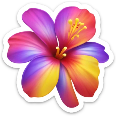 hawai flower sticker