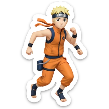 EMOJI CORRIENDO CON LOS BRAZOS ATRAS COMO NAR sticker