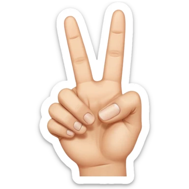 hand making a rude gesture  sticker