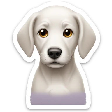 Clean girl dog  sticker