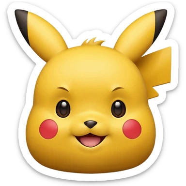 A Pikachu  sticker