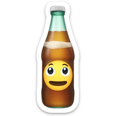 Soda-bottle sticker