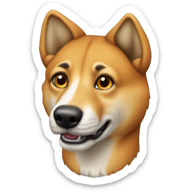 Dingo dog sticker