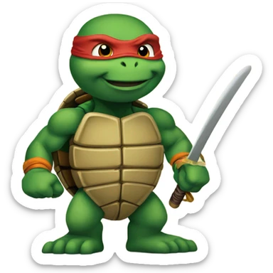 Ninja turtle sticker