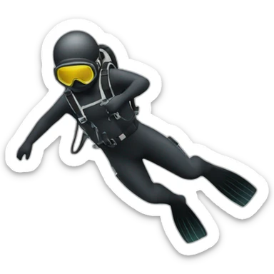 diver sticker